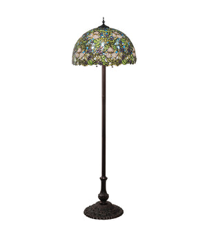 62"H Trillium & Violet Floor Lamp