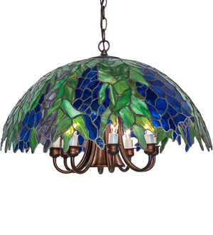 22"W Tiffany Honey Locust Pendant
