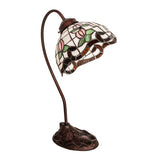 18"H Roseborder Desk Lamp