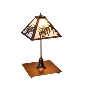 17"W Pine Needle Table Lamp