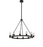 46"W Loxley 12 Lt Chandelier