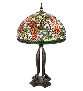 33"H Romance Rose Table Lamp