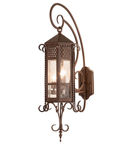 10"W Old London Outdoor Wall Sconce