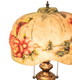27"H Puffy Butterfly & Flowers Table Lamp