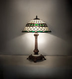23"H Tiffany Roman Table Lamp