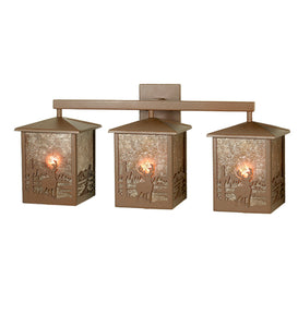 27"W Deer Creek 3 Lt Vanity Light