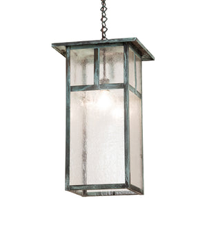15"Sq Hyde Park "T" Mission Outdoor Pendant