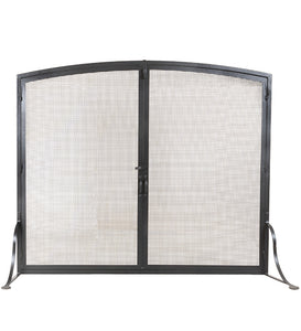 60"W X 47"H Prime Arched Fireplace Screen