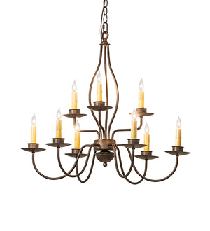 28"W Earl 9 Lt Chandelier
