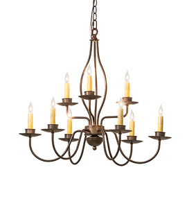 28"W Earl 9 Lt Chandelier