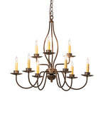 28"W Earl 9 Lt Chandelier