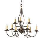 28"W Earl 9 Lt Chandelier