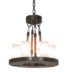 18"W Loxley 6 Lt Chandelier