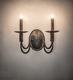 14"W Bell 2 Lt Wall Sconce