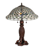 25"H Diamond & Jewel Table Lamp