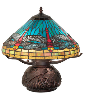 17"H Tiffany Dragonfly Table Lamp