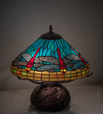 17"H Tiffany Dragonfly Table Lamp