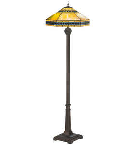 64"H Cambridge Mission Tiffany Floor Lamp