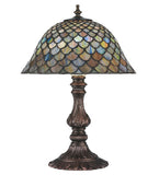 17"H Tiffany Fishscale Table Lamp