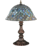17"H Tiffany Fishscale Table Lamp