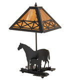 22"H Mare & Foal Table Lamp