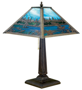 21.5H Fly Fishing Wildlife Table Lamp-Shop & Add to Your Decor. – Smashing  Stained Glass & Lighting