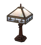 19"H Sailboat Mission Accent Lamp