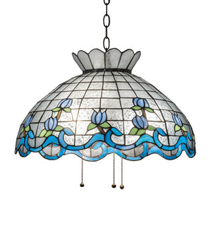 20"W Roseborder Pendant