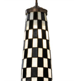6"W Checkers Contemporary Pendant