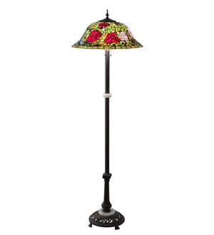 62"H Tiffany Rosebush Floor Lamp