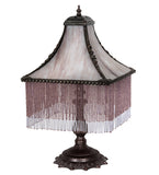 21"H Victoria Fringed Table Lamp