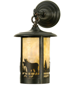 8"W Fulton Moose Creek Hanging Outdoor Wall Sconce