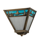 9"W Sailboat Wall Sconce