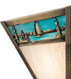9"W Sailboat Wall Sconce