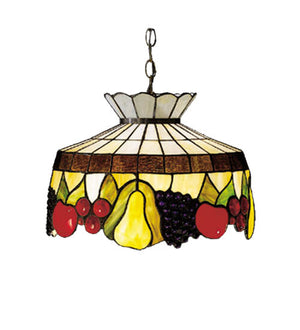 16"W Tiffany Fruit Pendant