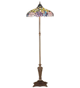 64"H Tiffany Wisteria Floor Lamp
