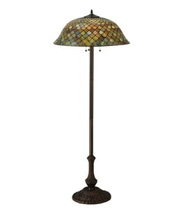 63"H Tiffany Fishscale Floor Lamp