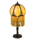 15"H Alicia Fringed Victorian Table Lamp