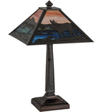 21.5"H Moose Wildlife Table Lamp