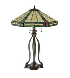 30"H Wilkenson Stained Glass Table Lamp