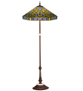 63"H Tiffany Elizabethan Victorian Floor Lamp