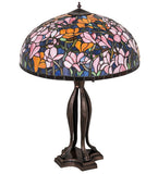 30"H Tiffany Magnolia Table Lamp