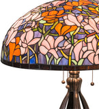30"H Tiffany Magnolia Table Lamp