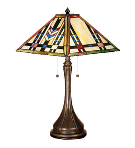 23"H Prairie Wheat Tiffany Southwest Table Lamp