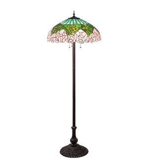 62"H Tiffany Cabbage Rose Floor Lamp
