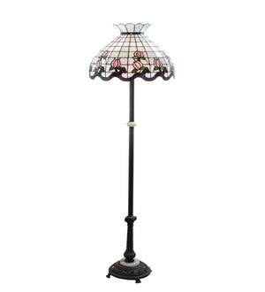 62"H Roseborder Floor Lamp