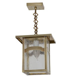 9"Sq Mission Hyde Park Mountain View Outdoor Pendant