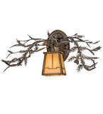 16"W Pine Branch Lodge Wall Sconce