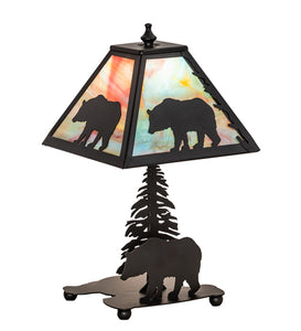 15"H Lone Bear Accent Lamp