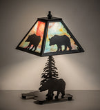 15"H Lone Bear Accent Lamp